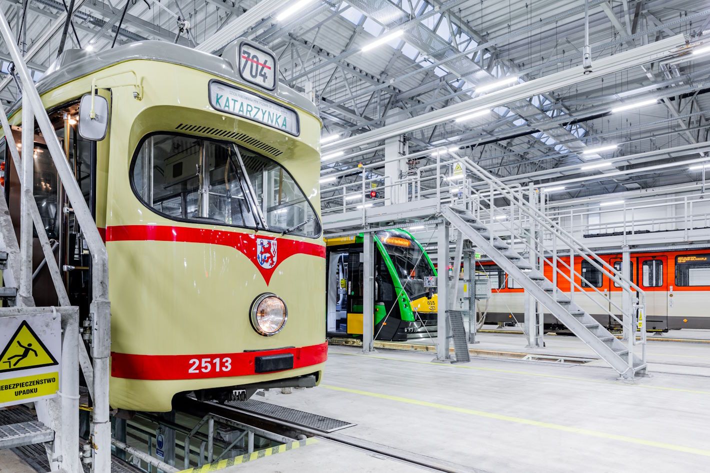 Hala główna i postojowa - zajezdnia Franowo - Poznań