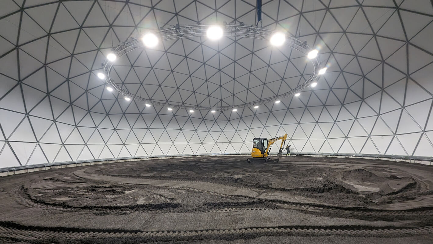 Centre d'essais de robots spatiaux (OTRK) de l'Université de technologie de Poznan sur le campus de Kąkolewo