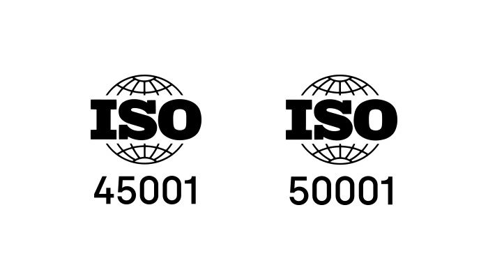 Nous avons obtenu les certifications ISO 45001:2018 et ISO 50001:2018 !
