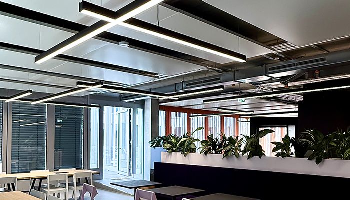 Notre éclairage dans les nouveaux locaux de TK Elevator en Allemagne