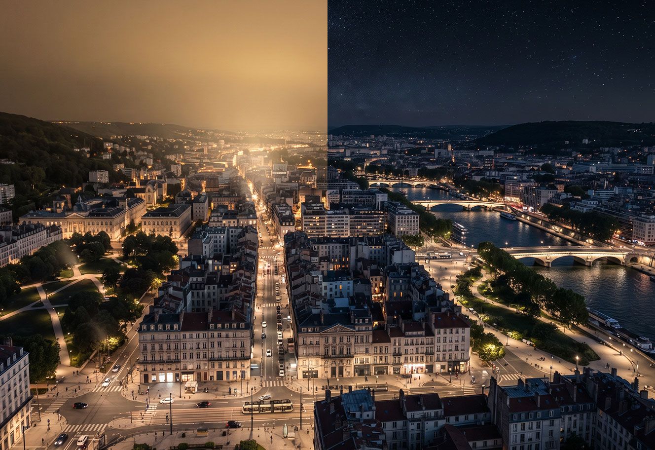 DarkSky : en ville
