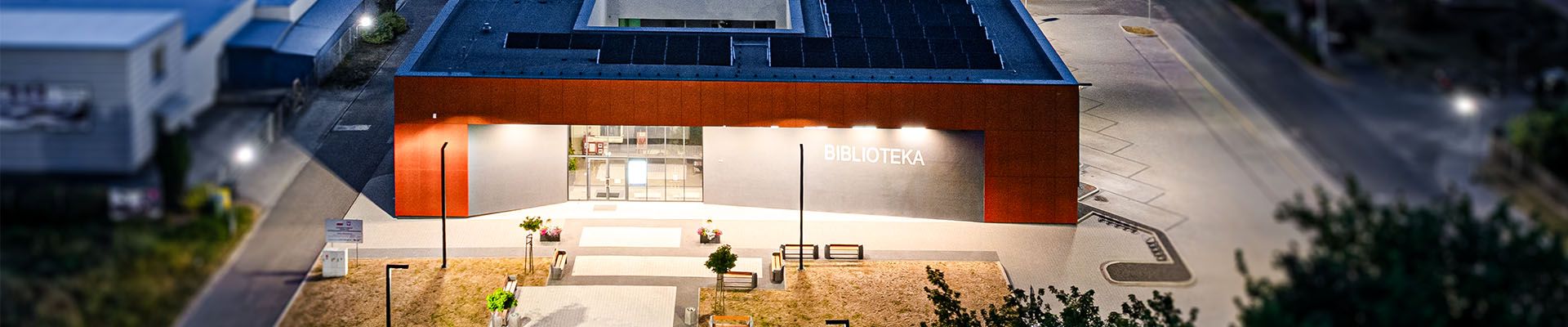 Oświetliliśmy nową siedzibę biblioteki w Zdzieszowicach