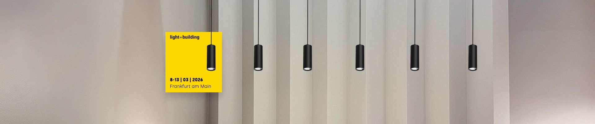 Le salon Light&Building 2026 a commencé – rendez-vous sur notre stand H60 dans le hall 4.1.