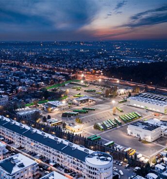 Éclairage routier et les parcs