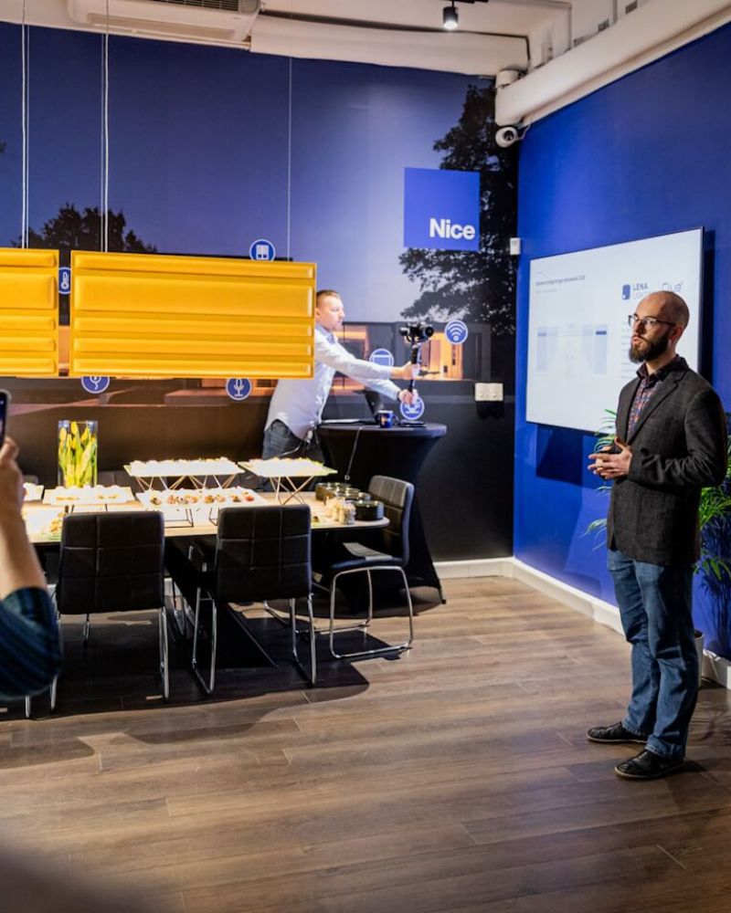 Fibaro, Katowice 2024 - otwarcie showroom