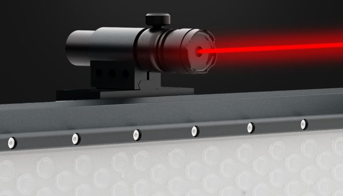 Nous avons intégré un viseur laser aux projecteurs Factor LED XL